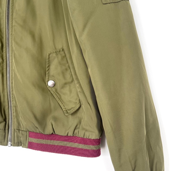 ONLY Green Bomber Jacket - Picture 2 of 6